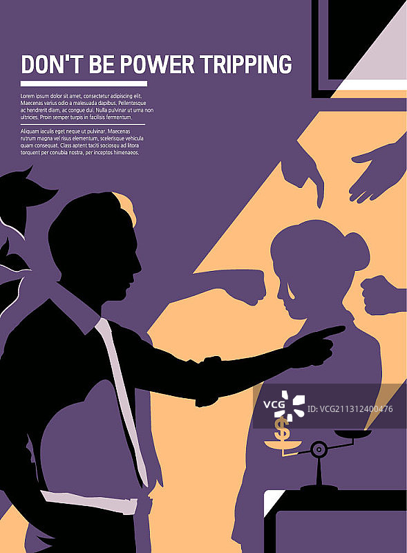 社会问题主题：男人给小费和女人哭泣的剪影图片素材