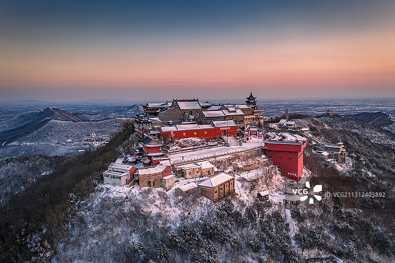 茅山顶宫风景图片素材
