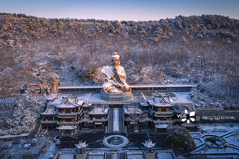 茅山景区老子像图片素材