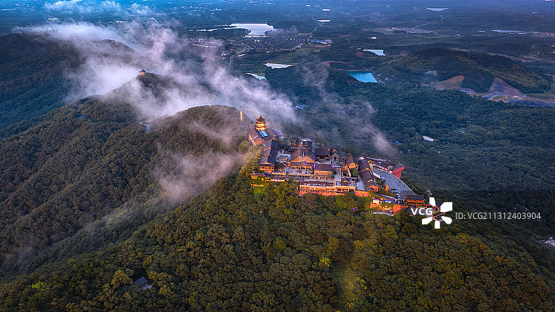 茅山顶宫风景图片素材