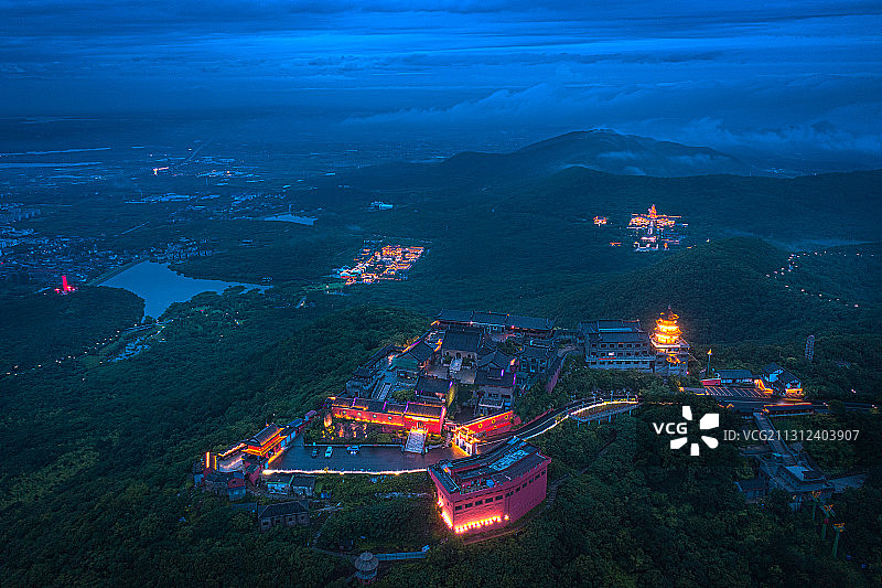 茅山顶宫风景图片素材