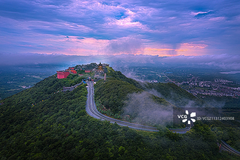 茅山顶宫风景图片素材