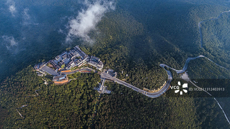 茅山顶宫风景图片素材