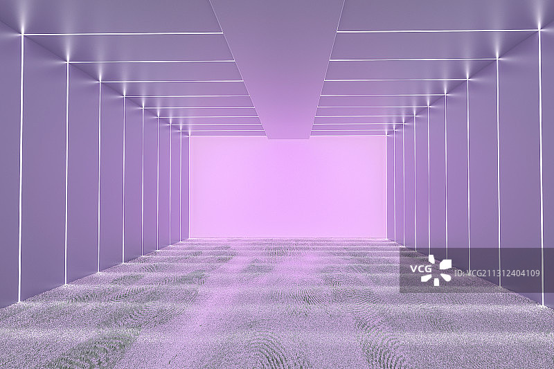 3D 建筑空间场景图片素材