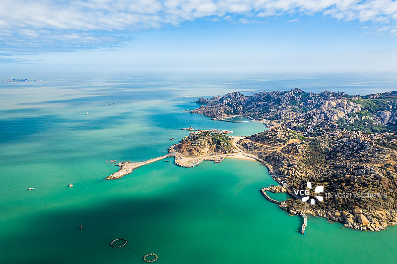 福建福州平潭岛海滨自然风光航拍图片素材