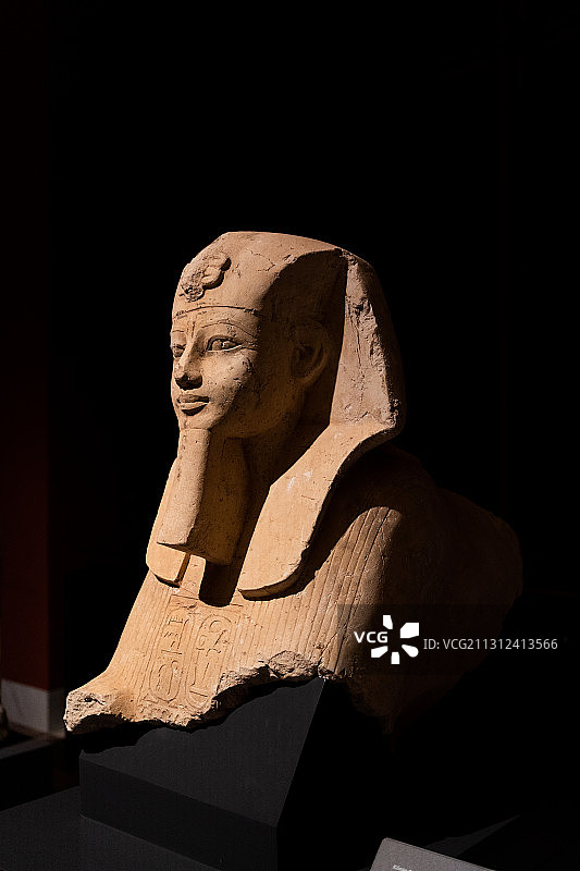 维也纳艺术史博物馆古埃及狮身人面像图片素材