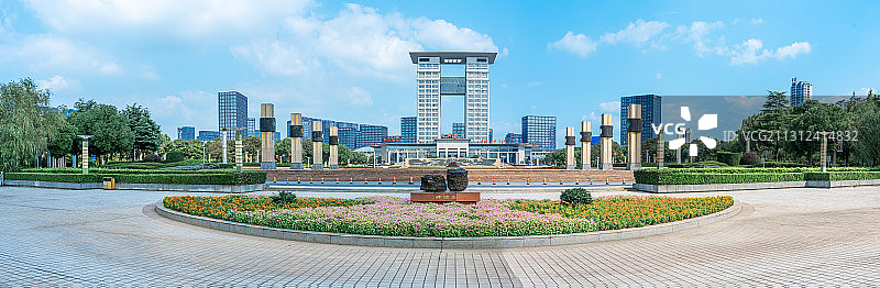 中国安徽铜陵市铜文化园广场图片素材