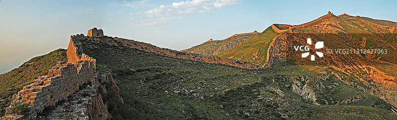 百草口长城图片素材