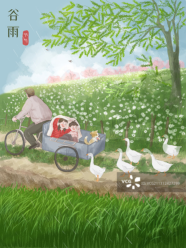二十四节气——谷雨图片素材