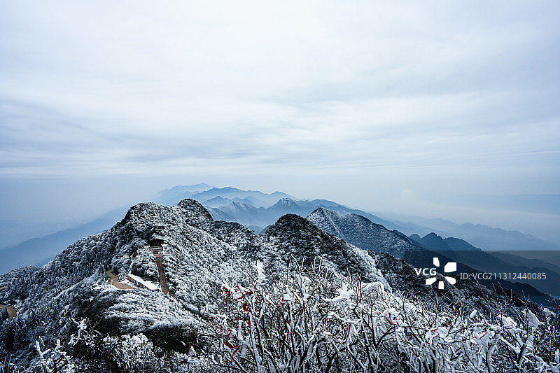 宝鼎雪景图片素材