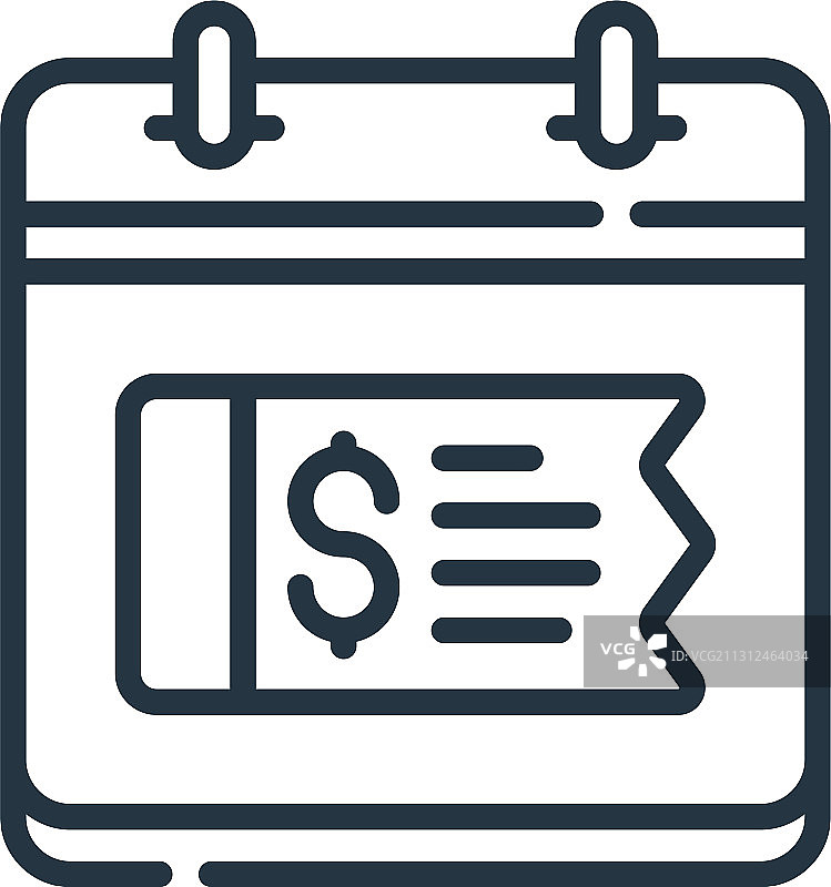 白色背景上的日历图标图片素材