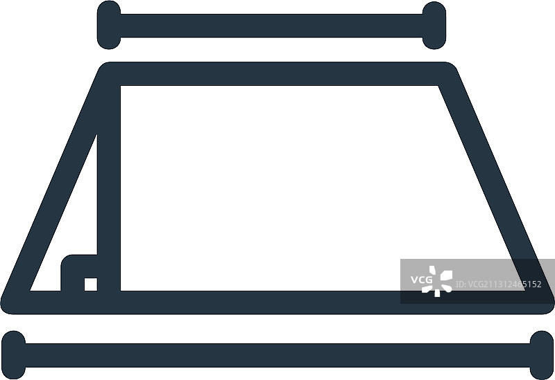 几何图标：可编辑描边几何图片素材