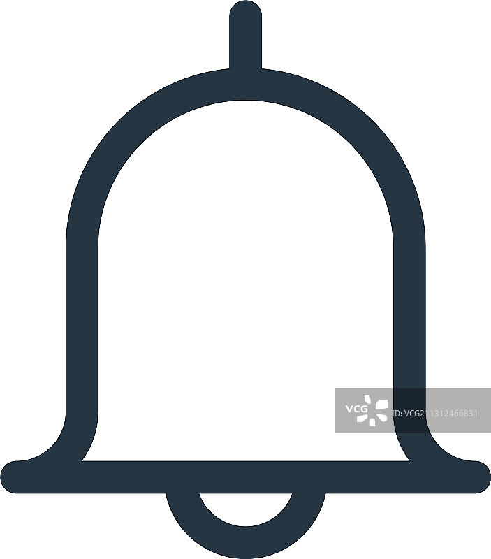 闹钟图标可编辑线性描边图片素材