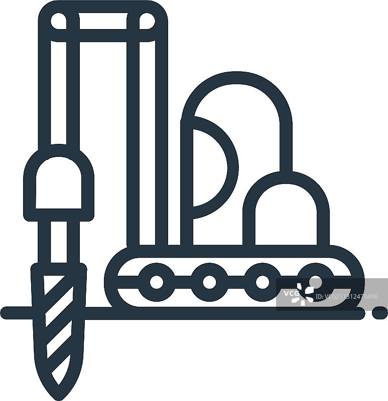 建筑钻头图标图片素材