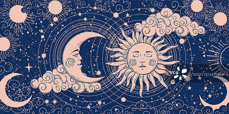 占星术占卜魔法banner图片素材
