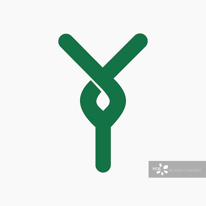 字母Y或YY Logo设计模板图片素材