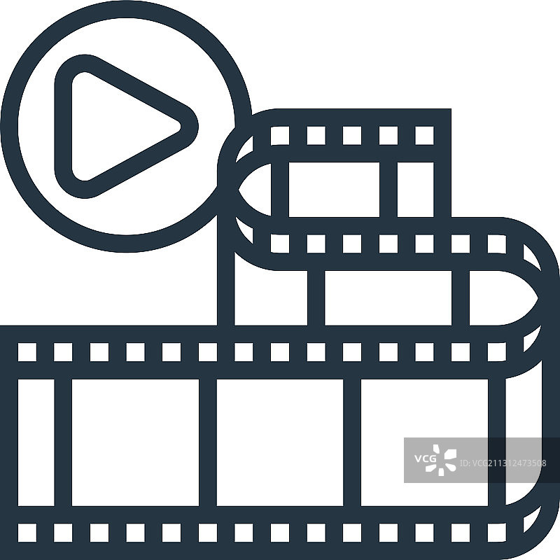 电影胶片框图标图片素材