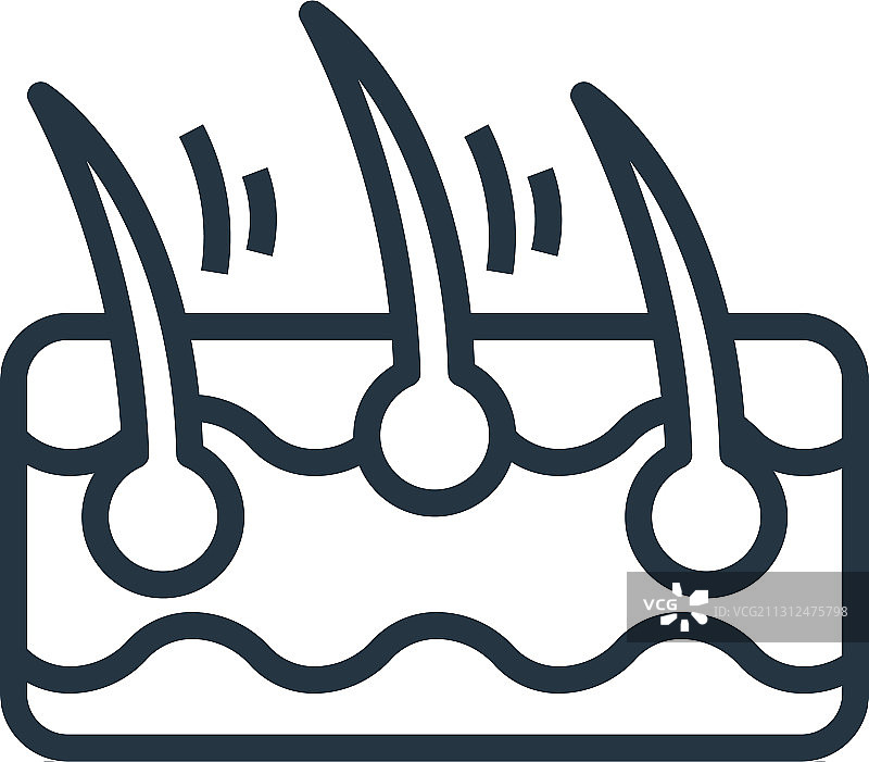 表皮图标可编辑笔触图片素材