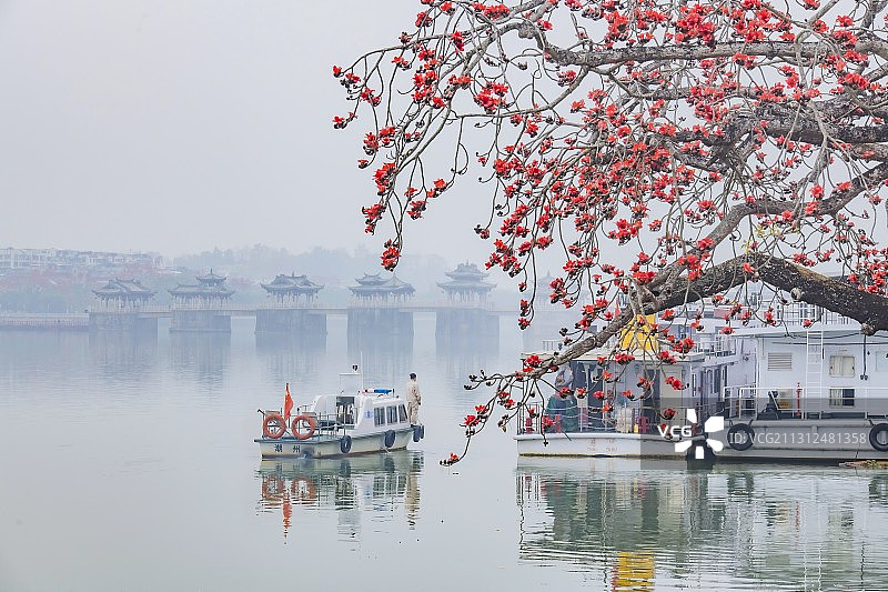 春到韩江图片素材