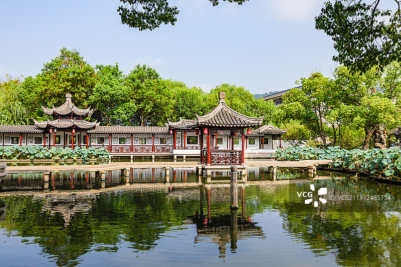 苏州园林，常熟曾赵园图片素材