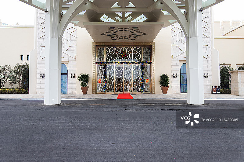 酒店门口路面图片素材