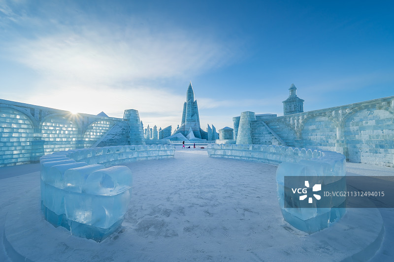 哈尔滨冰雪大世界图片素材