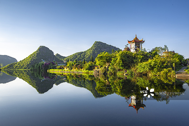 广西风光普者黑图片素材