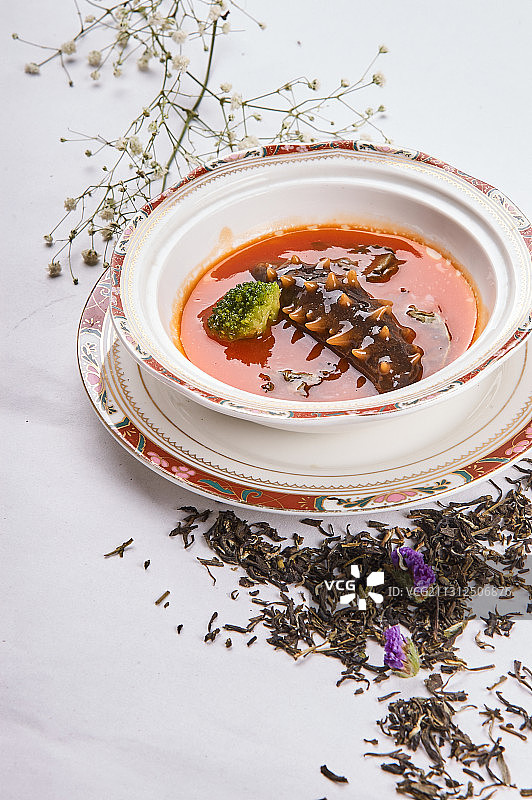 鲍汁扣辽参图片素材