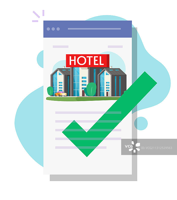 手机App在线酒店预订图片素材