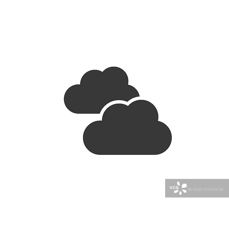 阴天图标天气符号图片素材