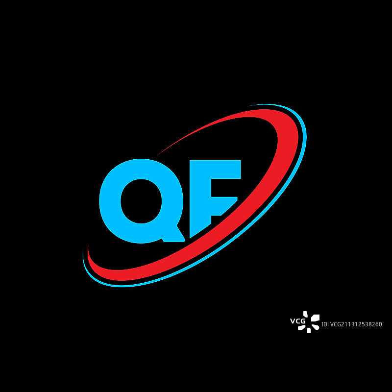 QF首字母标志设计图片素材