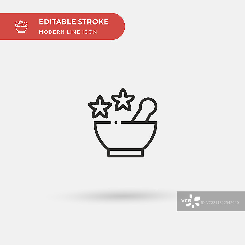 草药简约图标符号图片素材