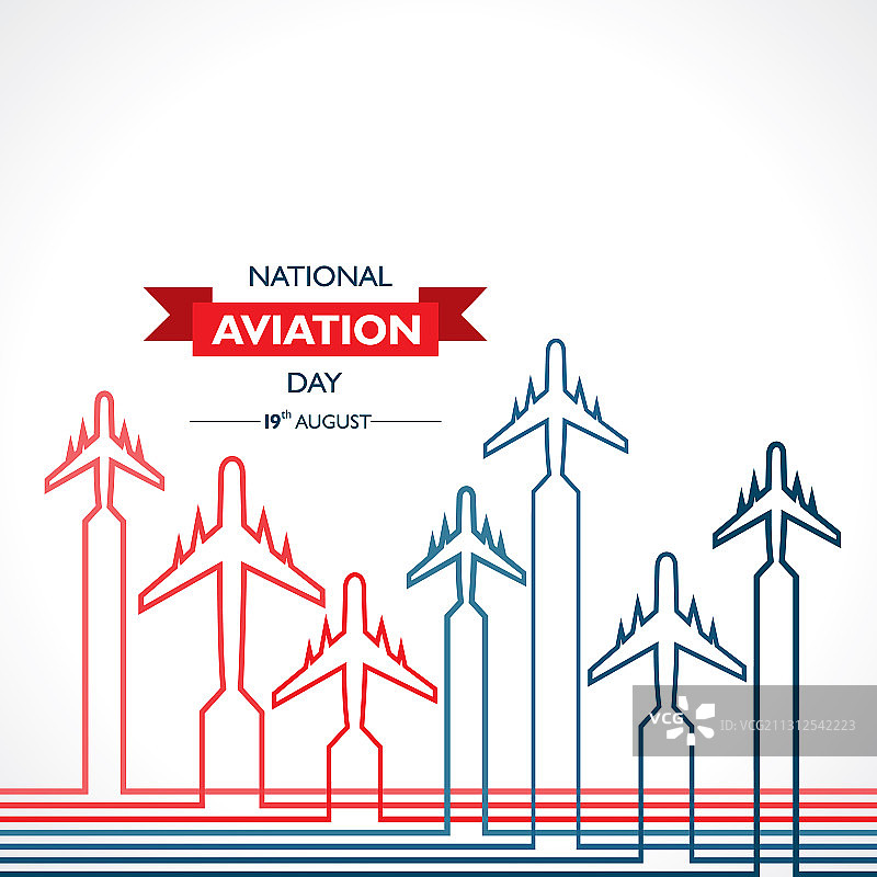 庆祝全国航空日图片素材