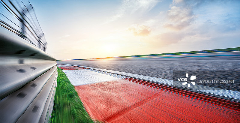 F1赛车场道路图片素材