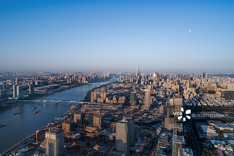 光洒广州金融城（在建）图片素材