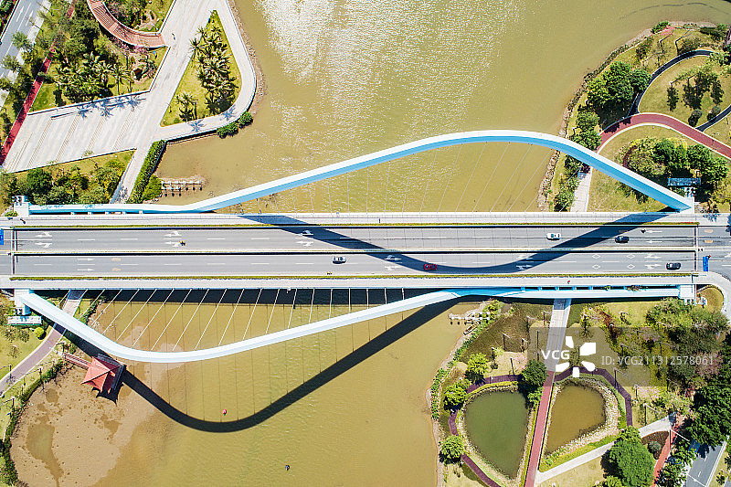 南沙蕉门大桥02图片素材