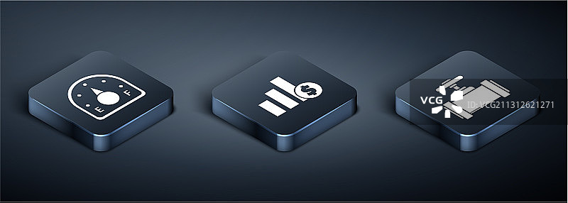 2.5D马达燃气表金属工业组合图片素材