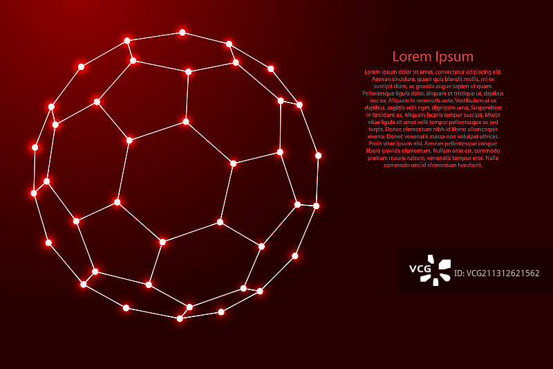 富勒烯分子化合物凸闭图片素材