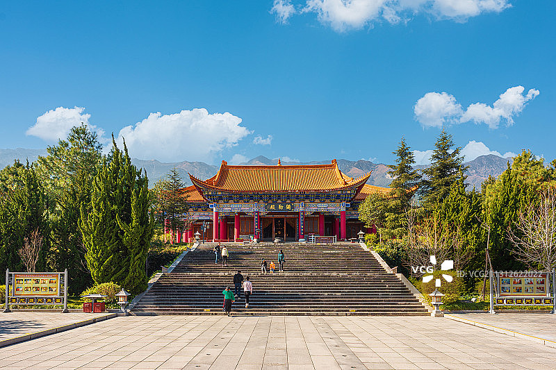大理崇圣寺弥勒殿图片素材