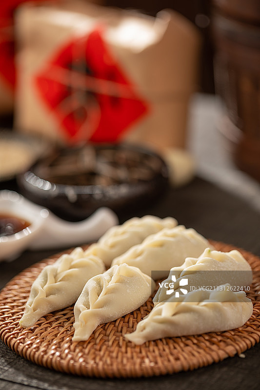 过年新年冬至饺子图片素材