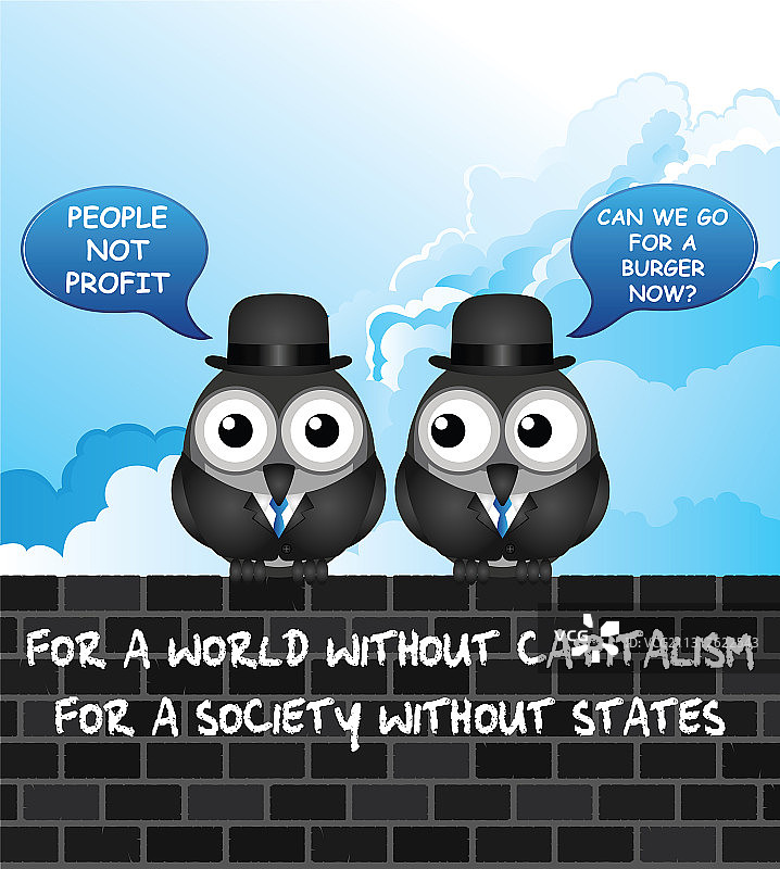 滑稽的资本主义图片素材