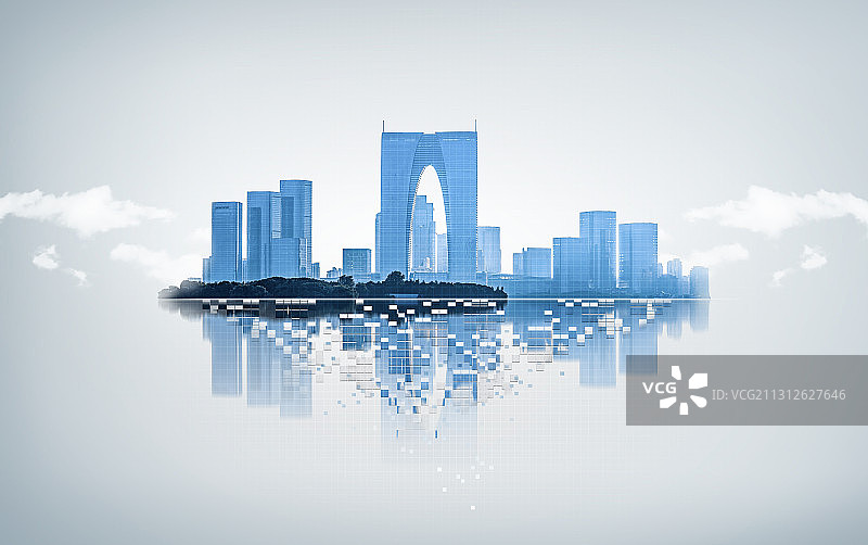苏州科技城市建筑图片素材