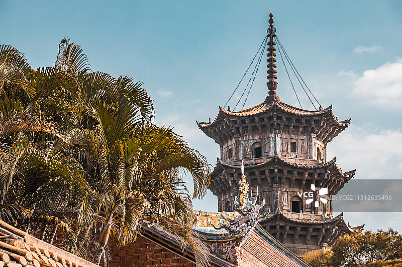 泉州开元寺东西双塔图片素材