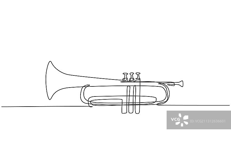 单线连续绘画古典风格图片素材