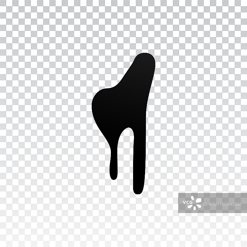 滴墨油漆污渍融化液体分离图片素材