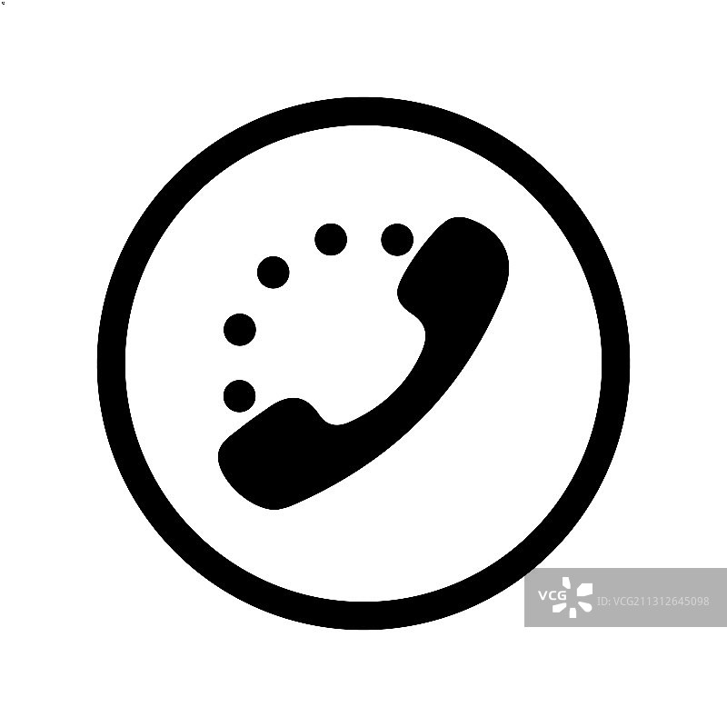 黑色手机图标图片素材