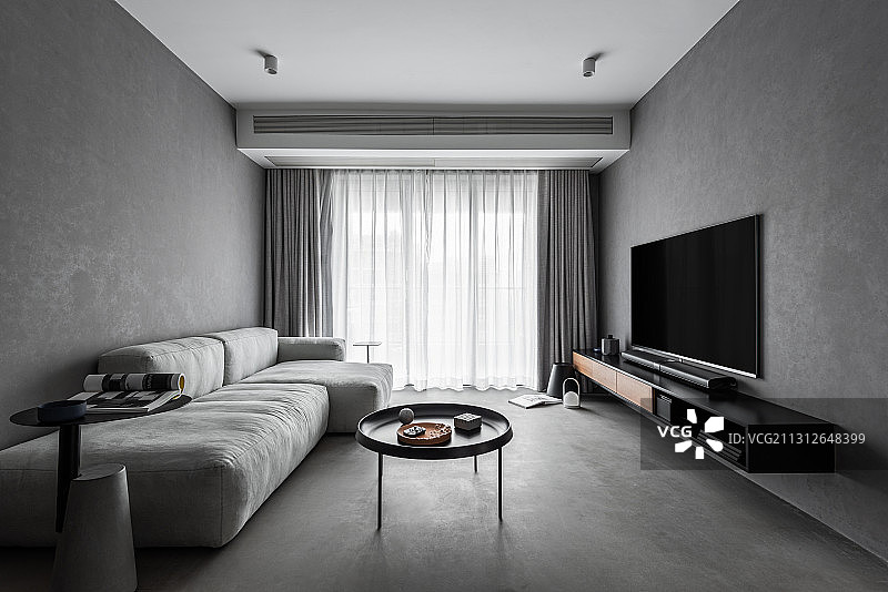 水泥风格住宅家装设计图片素材