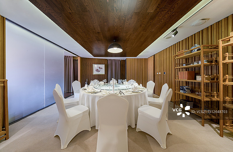 高级中式餐厅包间图片素材