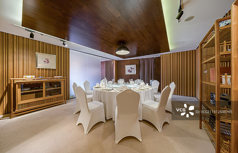 高级中式餐厅包间图片素材