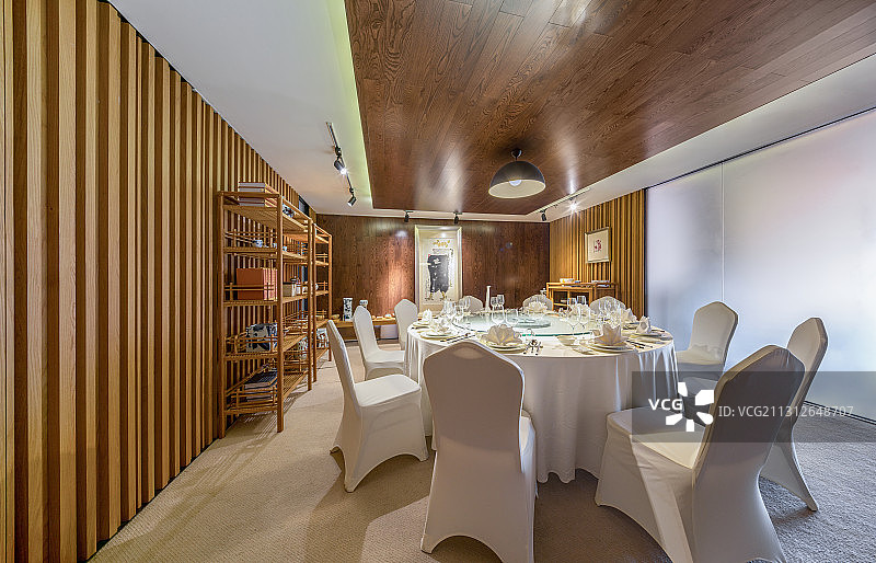 高级中式餐厅包间图片素材